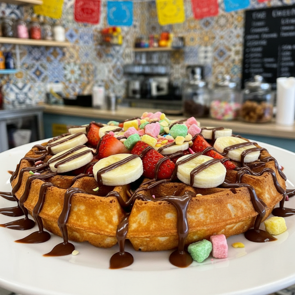 Waffle de Nutella
