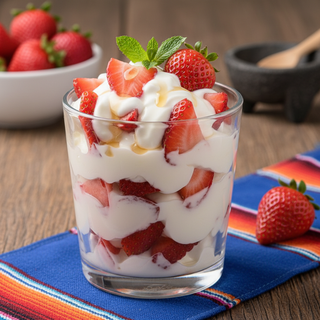 Fresas con Yogurt