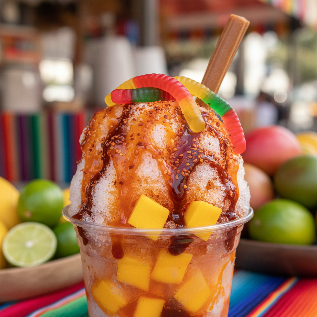 Raspa Mango y Mas 16 oz.