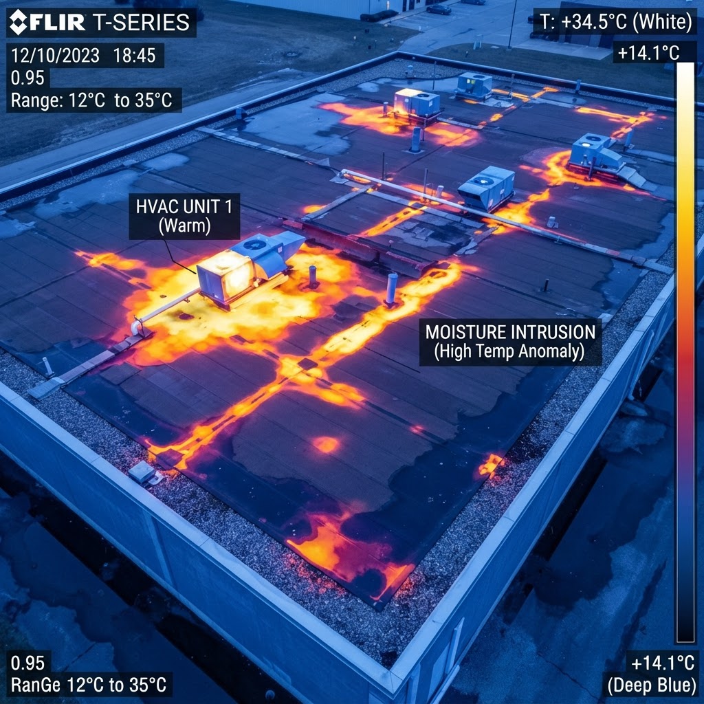 Roof Moisture Detection