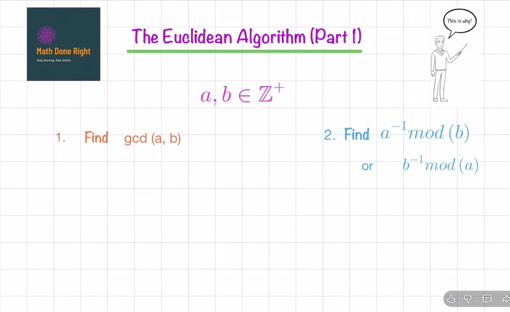Euclidean Algorithm Part 1 (Introduction)