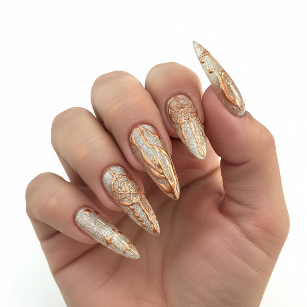 Editorial Polish & Paint nail artistry