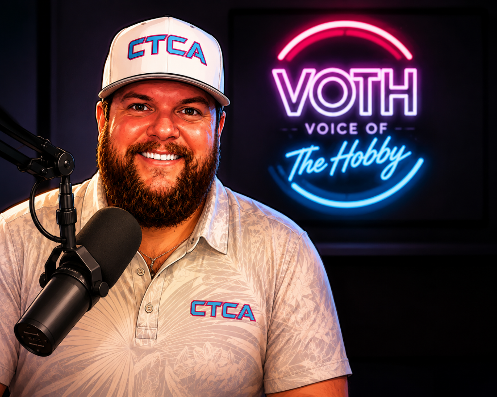 Nick Jarman, co-host of Voice of the Hobby