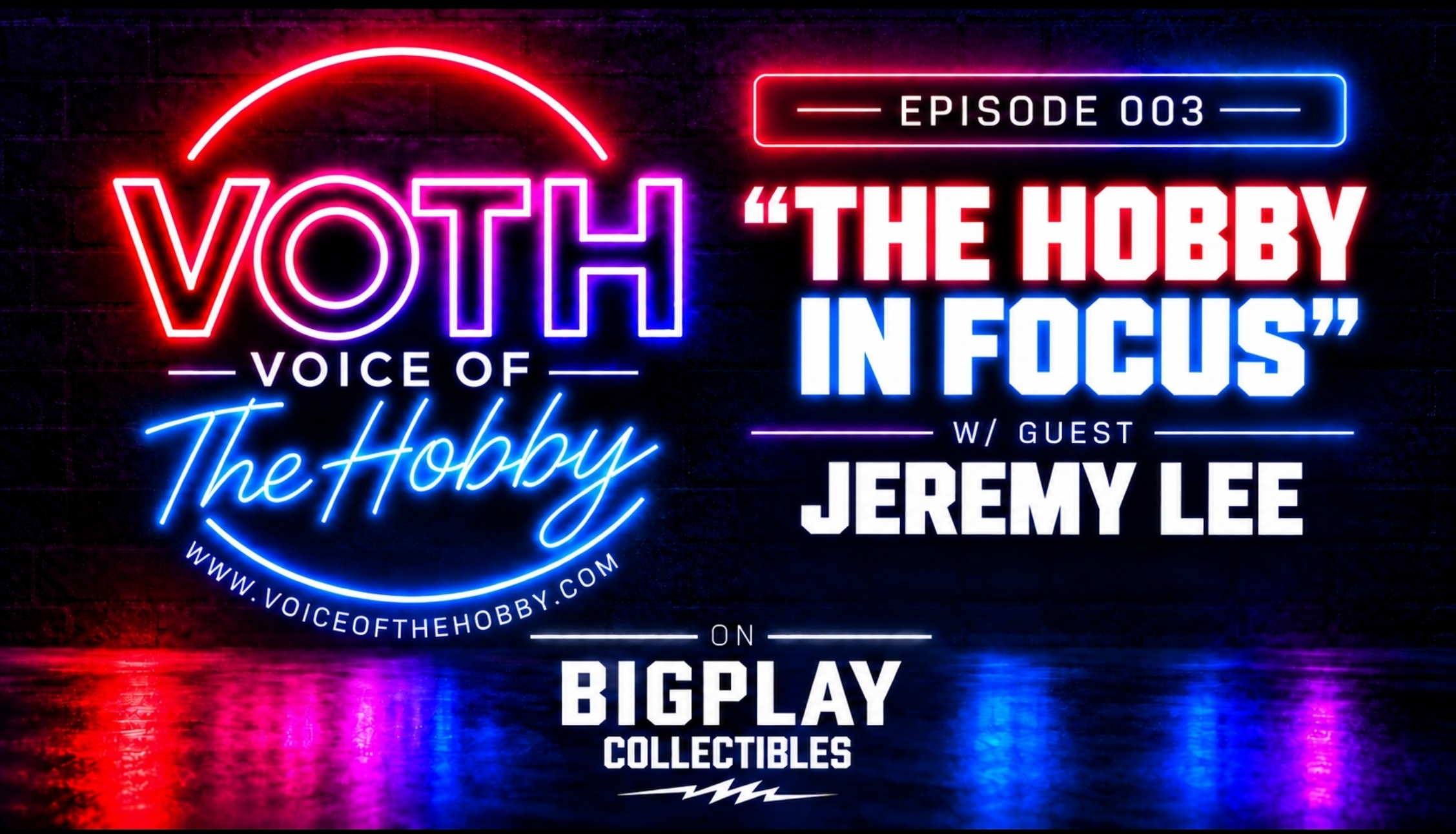 Voice of the Hobby — Episode 003: The Hobby in Focus w/ Guest Jeremy Lee