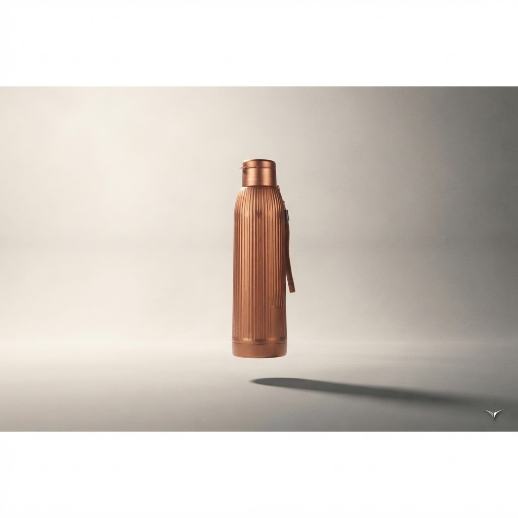 Copper Bottle with Flip toplid