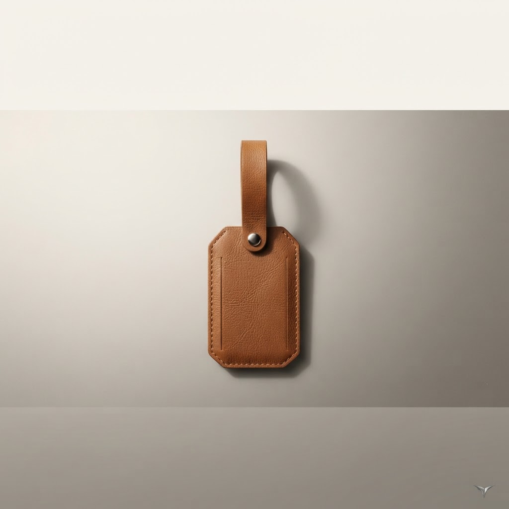 Leather Luggage Tag