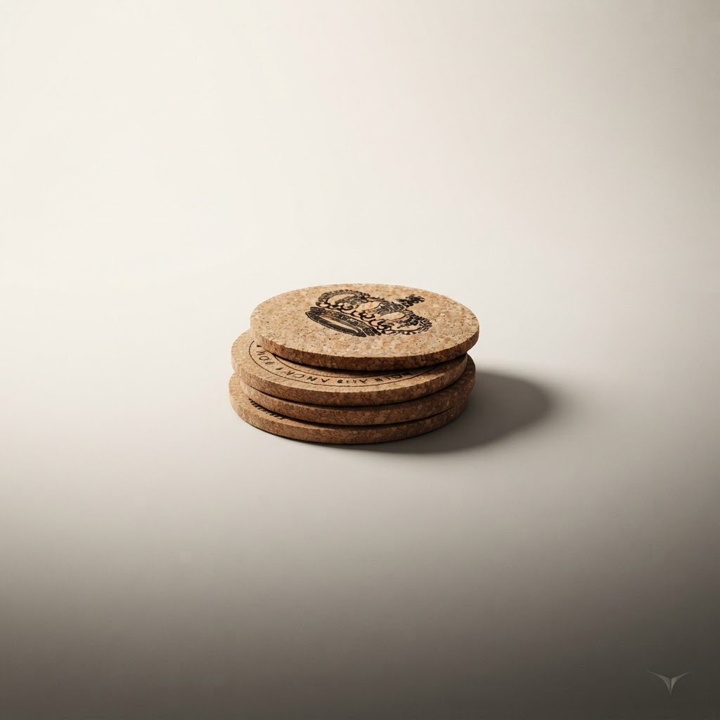 Cork Coasters - Set of 4
