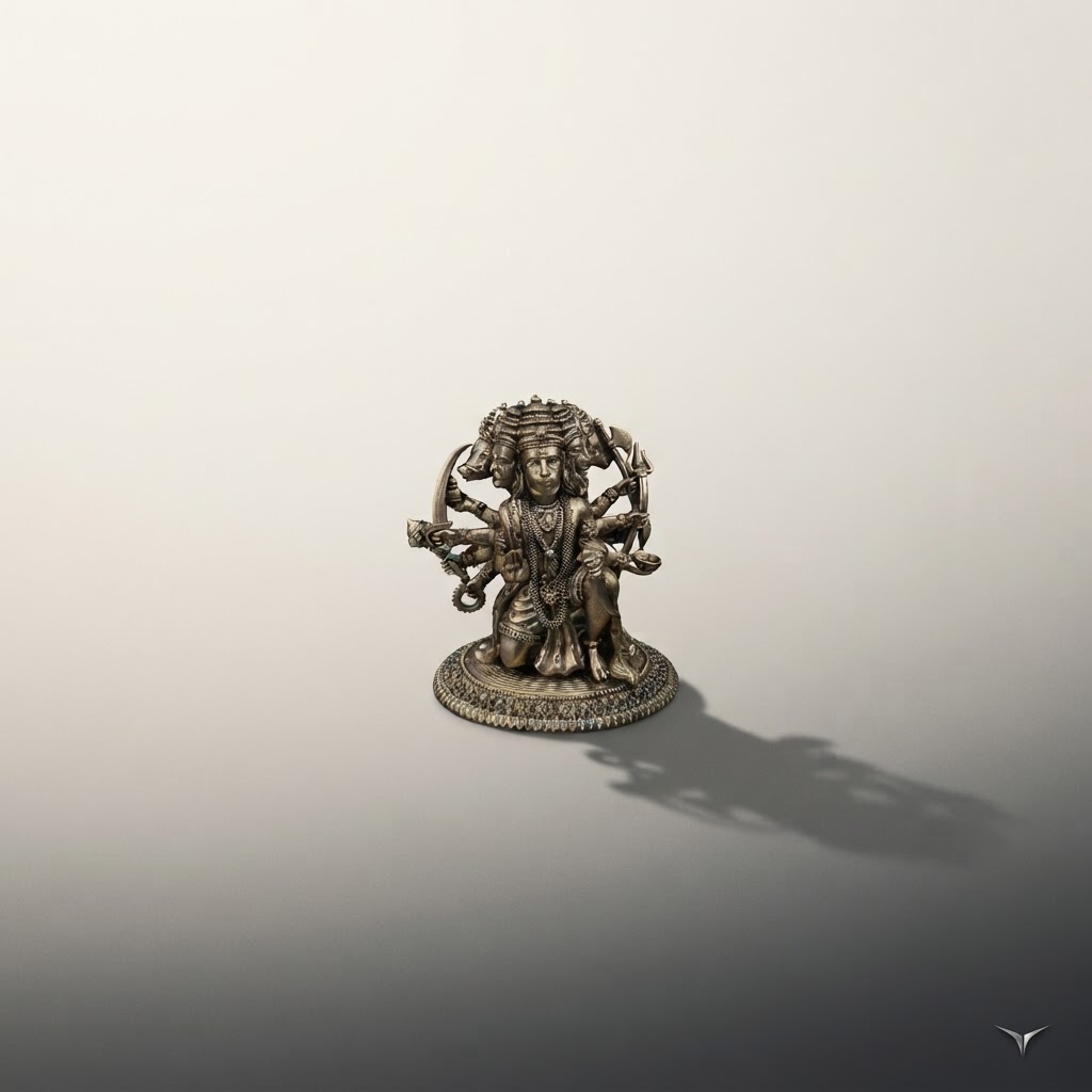 Panchmukhi Brass Sculpture