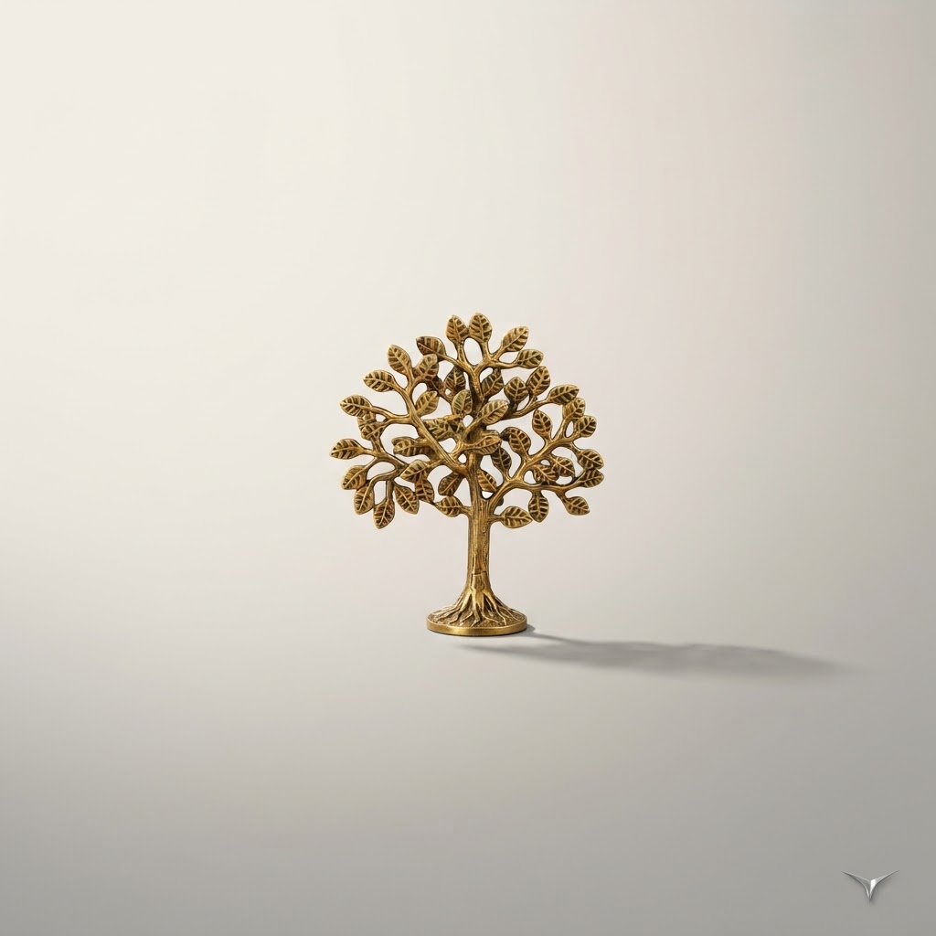 Brass Prosperity Tree