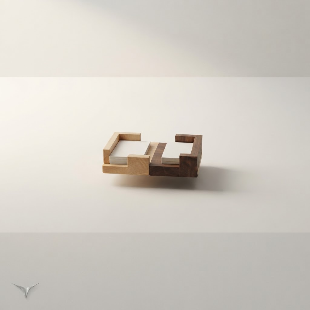 Card Ritual - Duo Wooden Card Holder