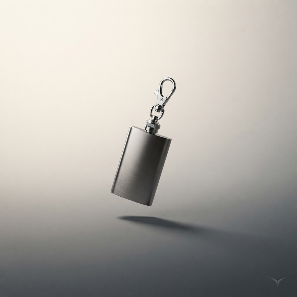 Hipflask Keychain