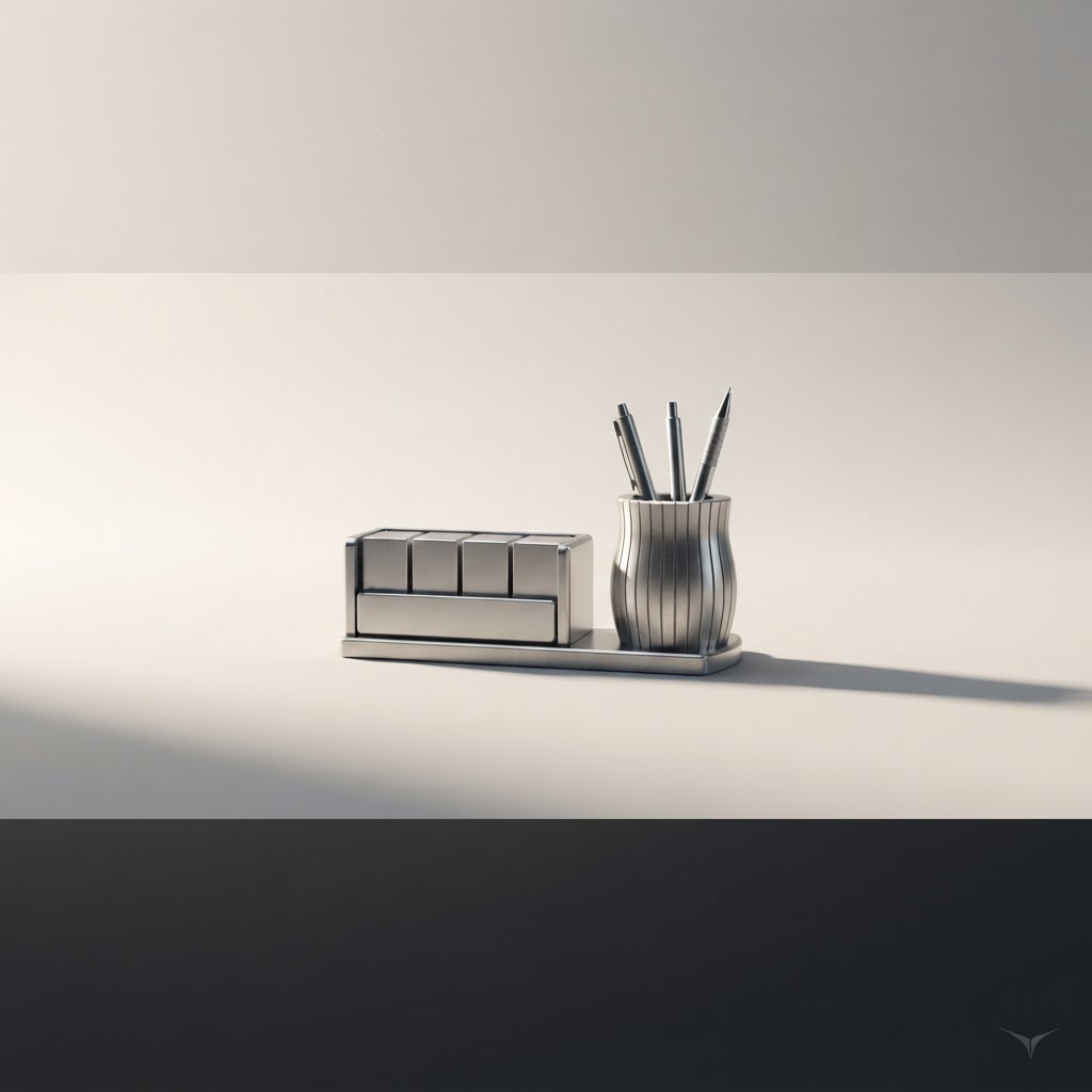 Desk Oragniser With Pen Stand