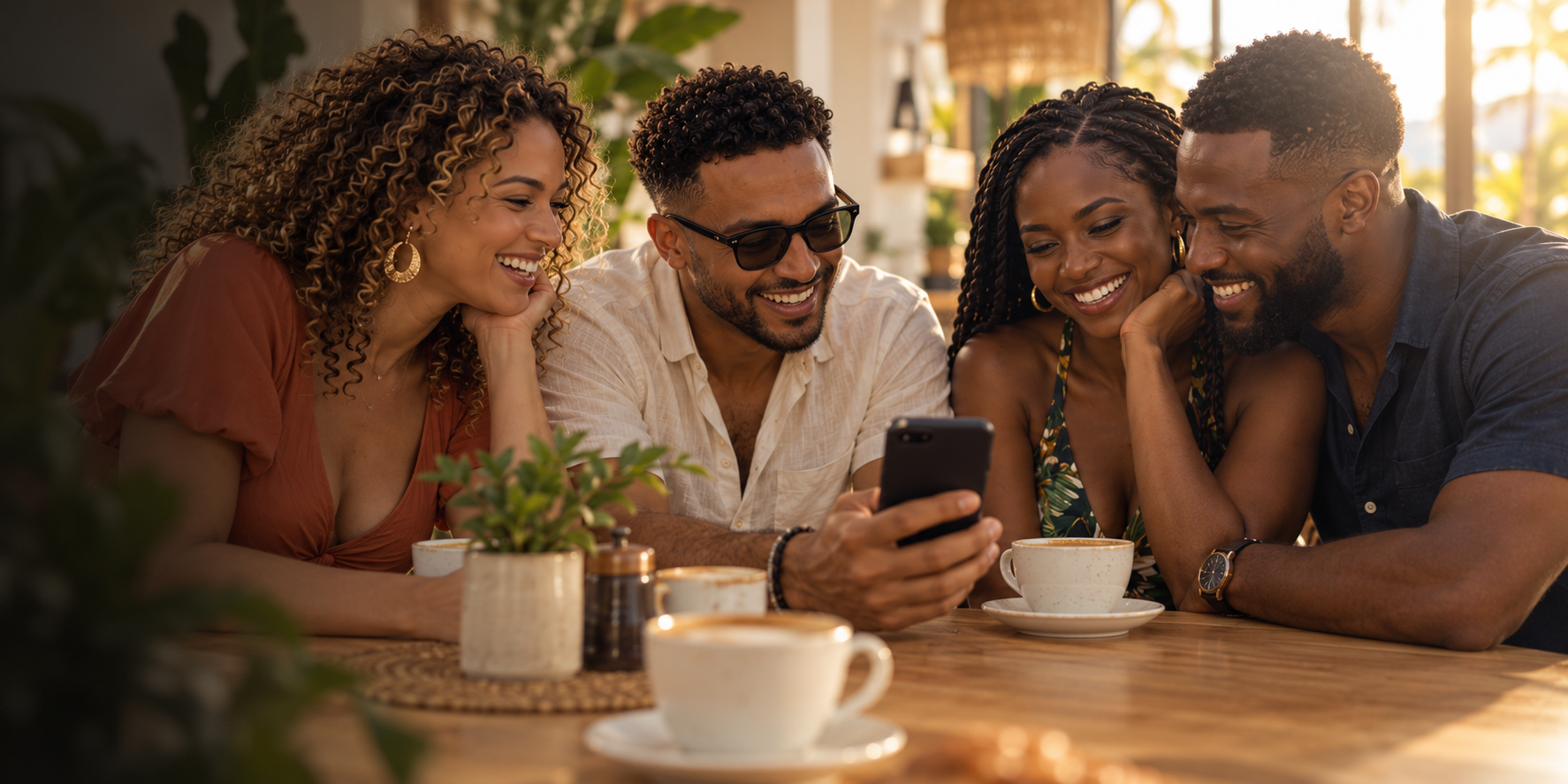 Friends exploring Jamaica Homes together