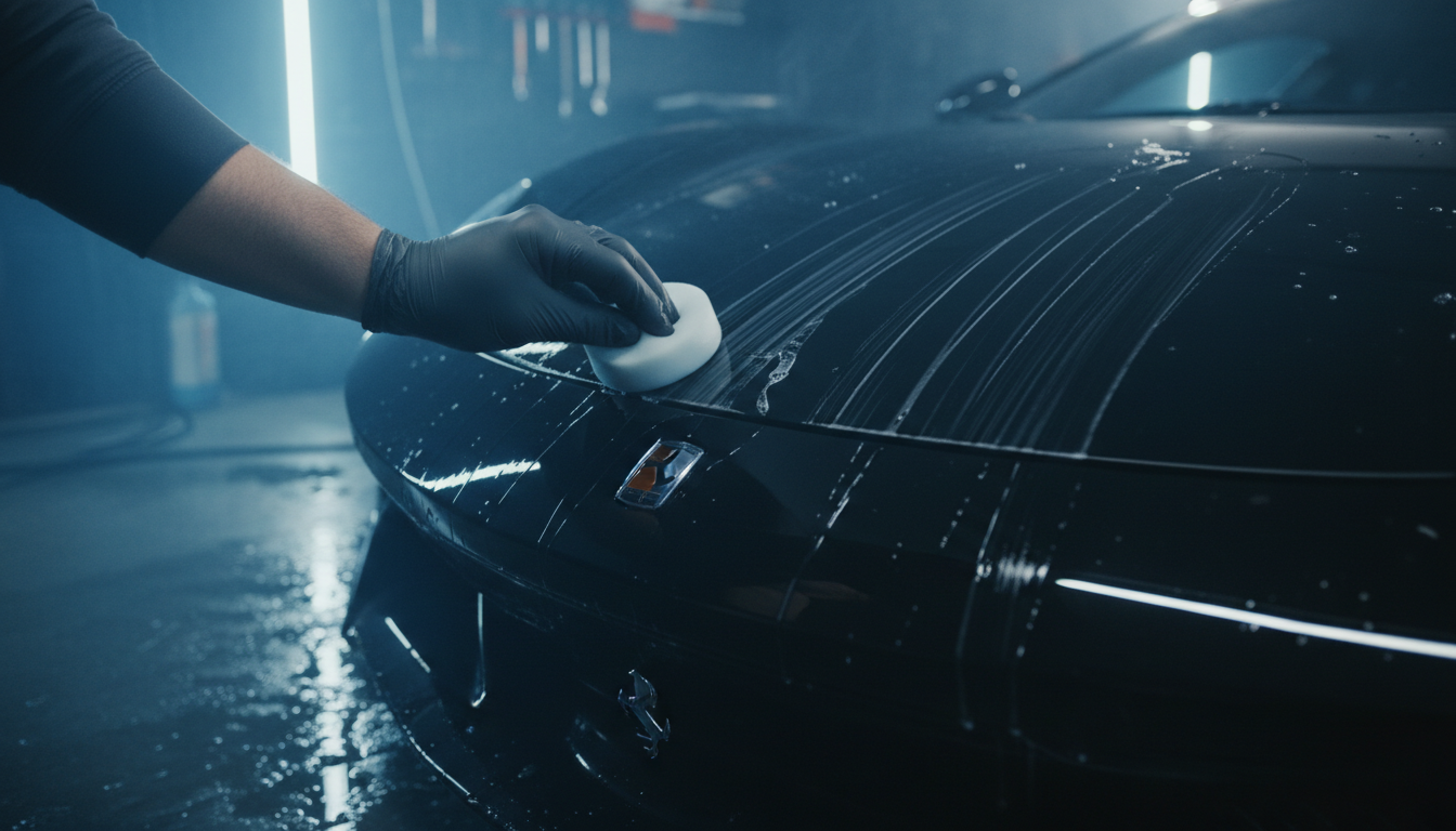Professional ceramic coating application