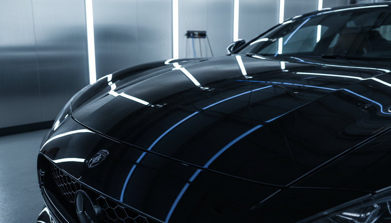 Premium paint polishing service Abu Dhabi luxury car detailing