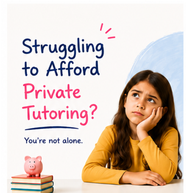 Struggling to afford private tutoring? You're not alone.
