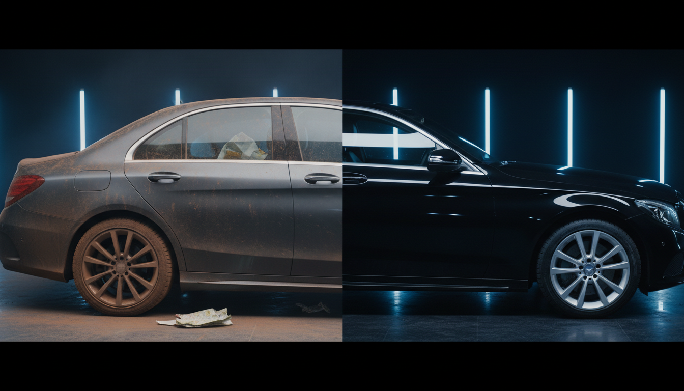 After full car detailing Abu Dhabi