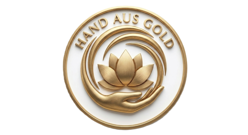 Hand aus Gold