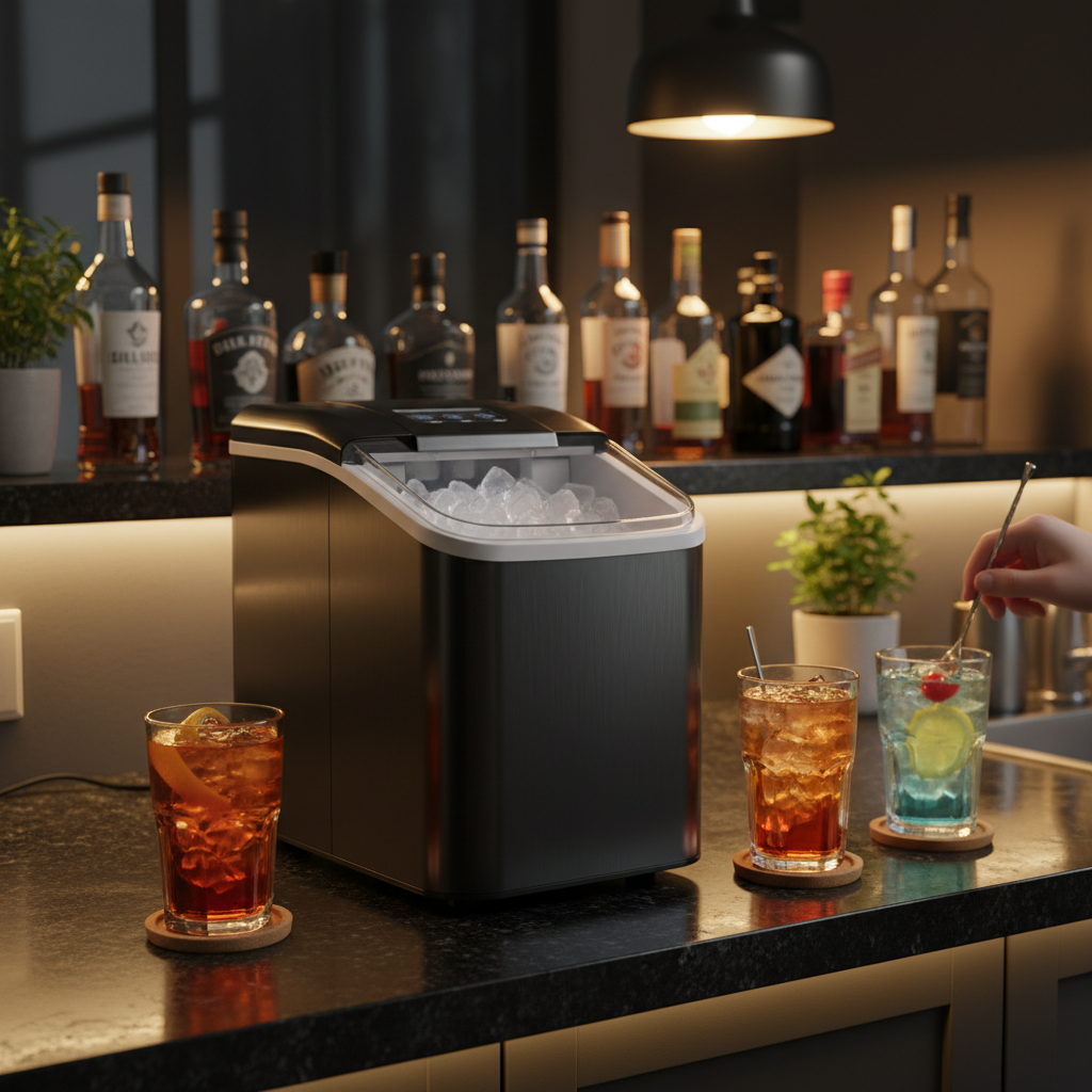 Best countertop ice makers lineup on kitchen counter