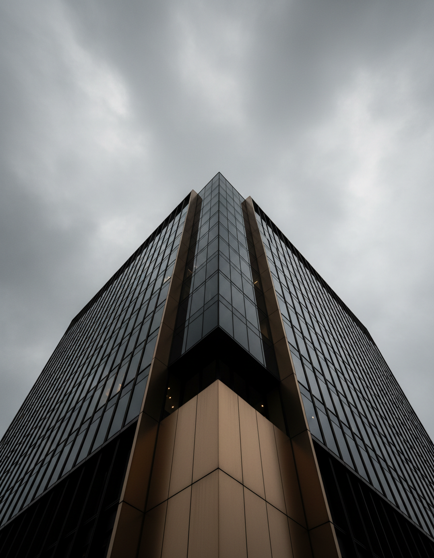 Modern architecture reaching skyward representing ambition