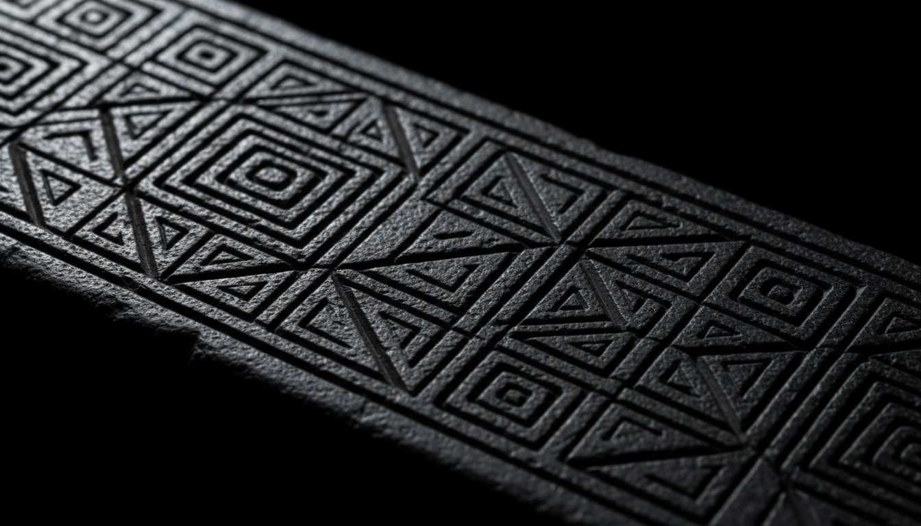 Abstract textured surface representing precision and heritage