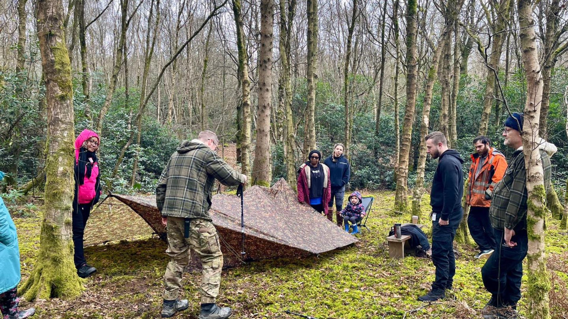 Team Building Shelter Building