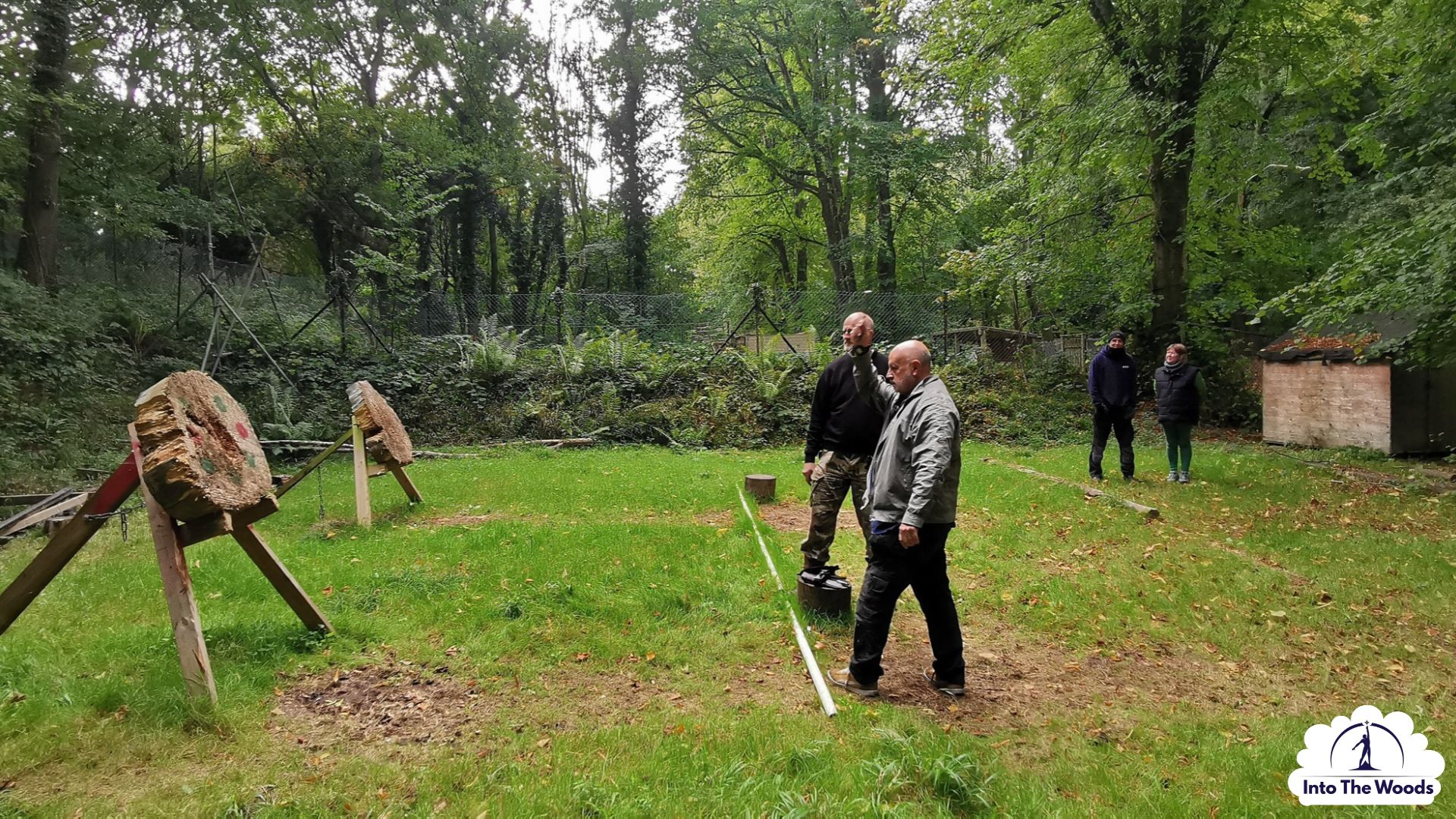 Wellness Days Kent - gentle outdoor activity in a woodland clearing