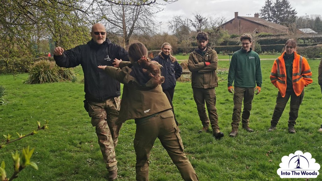 Empowerment Days - instructor leading group outdoor training session