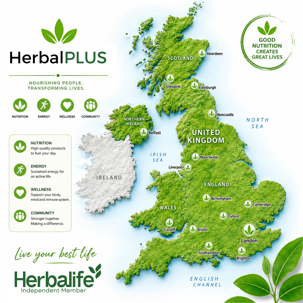 HerbalPlus - Independent Herbalife Member. NOURISHING PEOPLE. TRANSFORMING LIVES. Good nutrition creates great lives. Serving nutrition, energy, wellness and community across the UK.