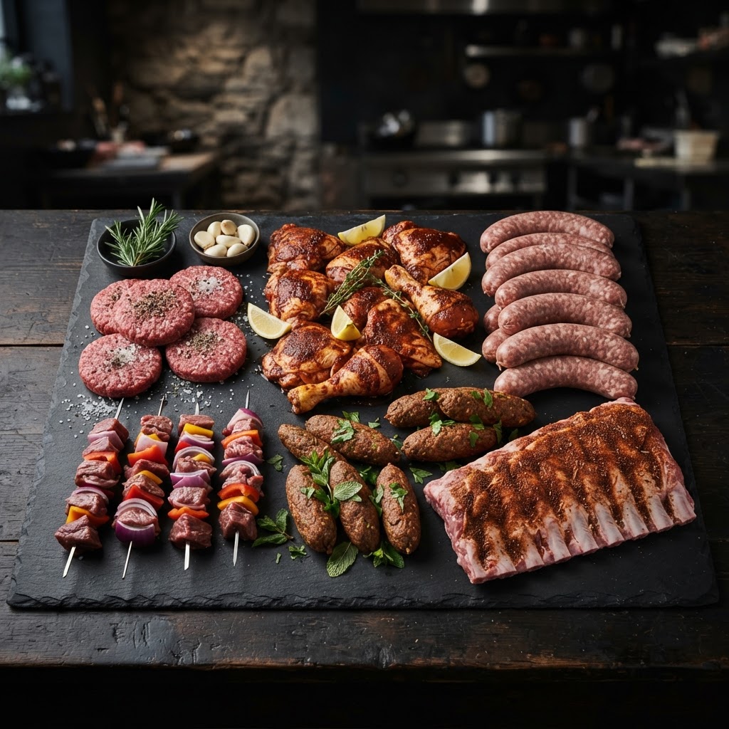 120 Piece BBQ Hamper