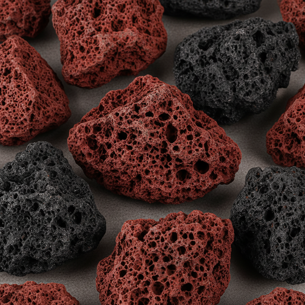Red Lava Rock