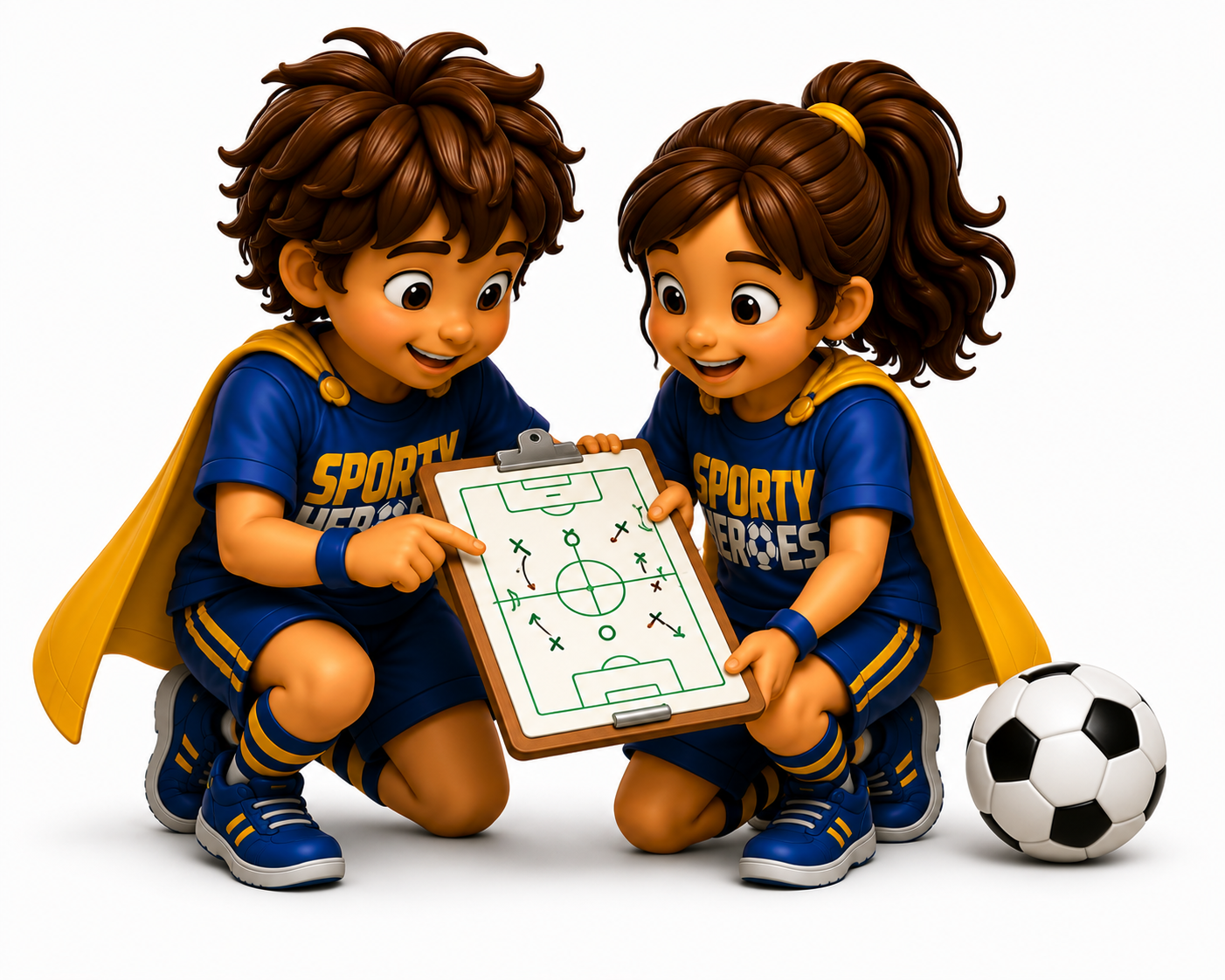 Sporty Heroes characters