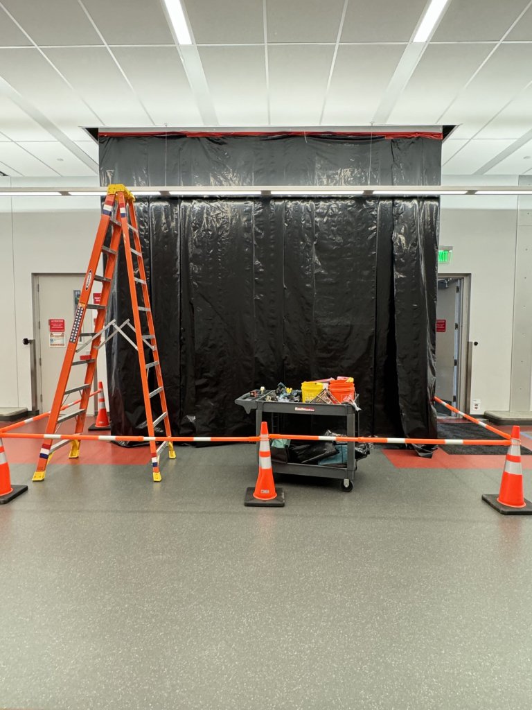 Dust Containment & Construction Zone