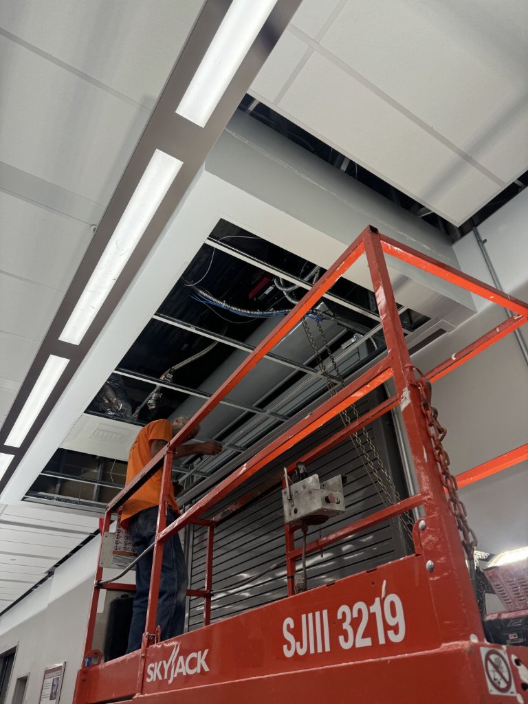 Ceiling Wiring & Framing