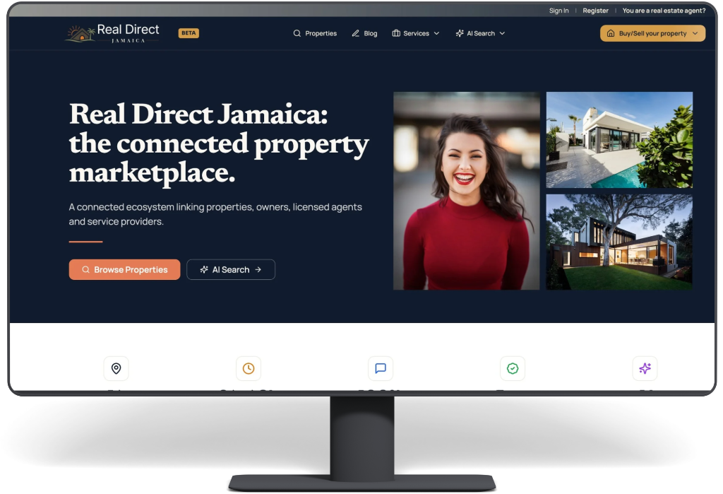 Real Direct Jamaica platform preview