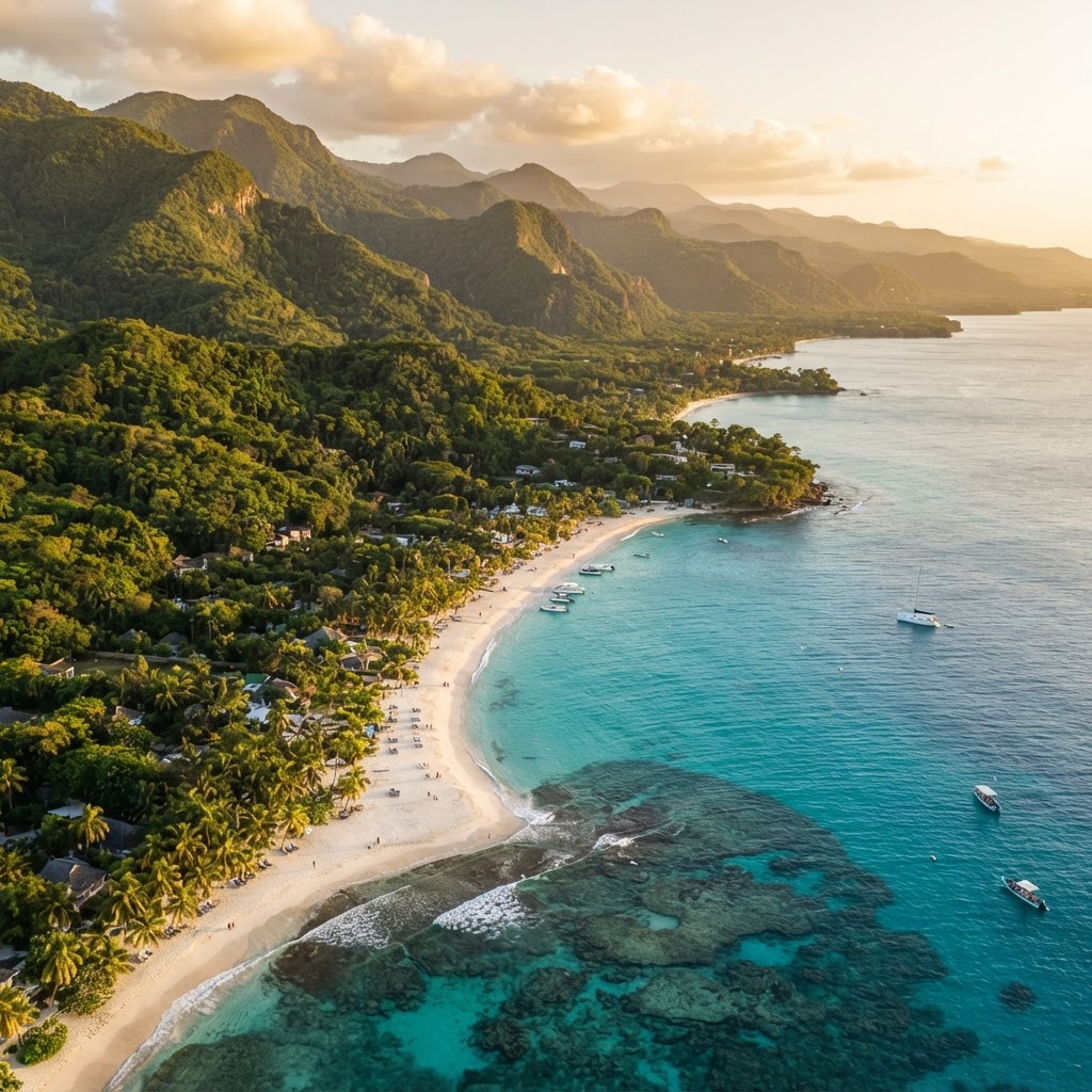 Jamaican coastline