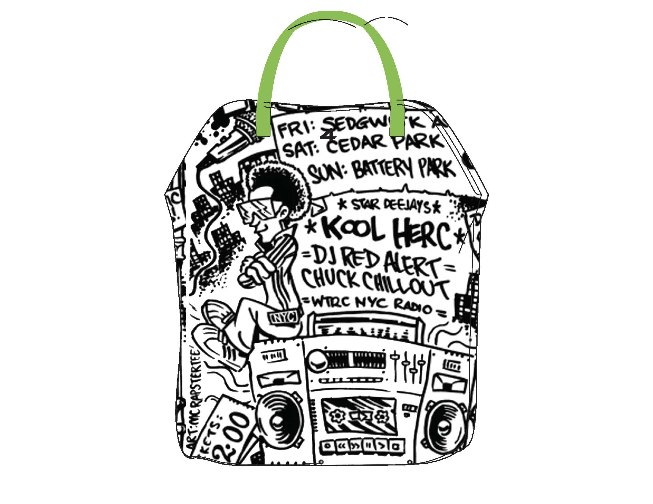 Weekend NYC Hip Hop Tote