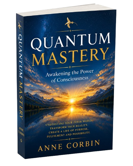 Quantum Mastery by Anne Corbin — 3D book mock-up