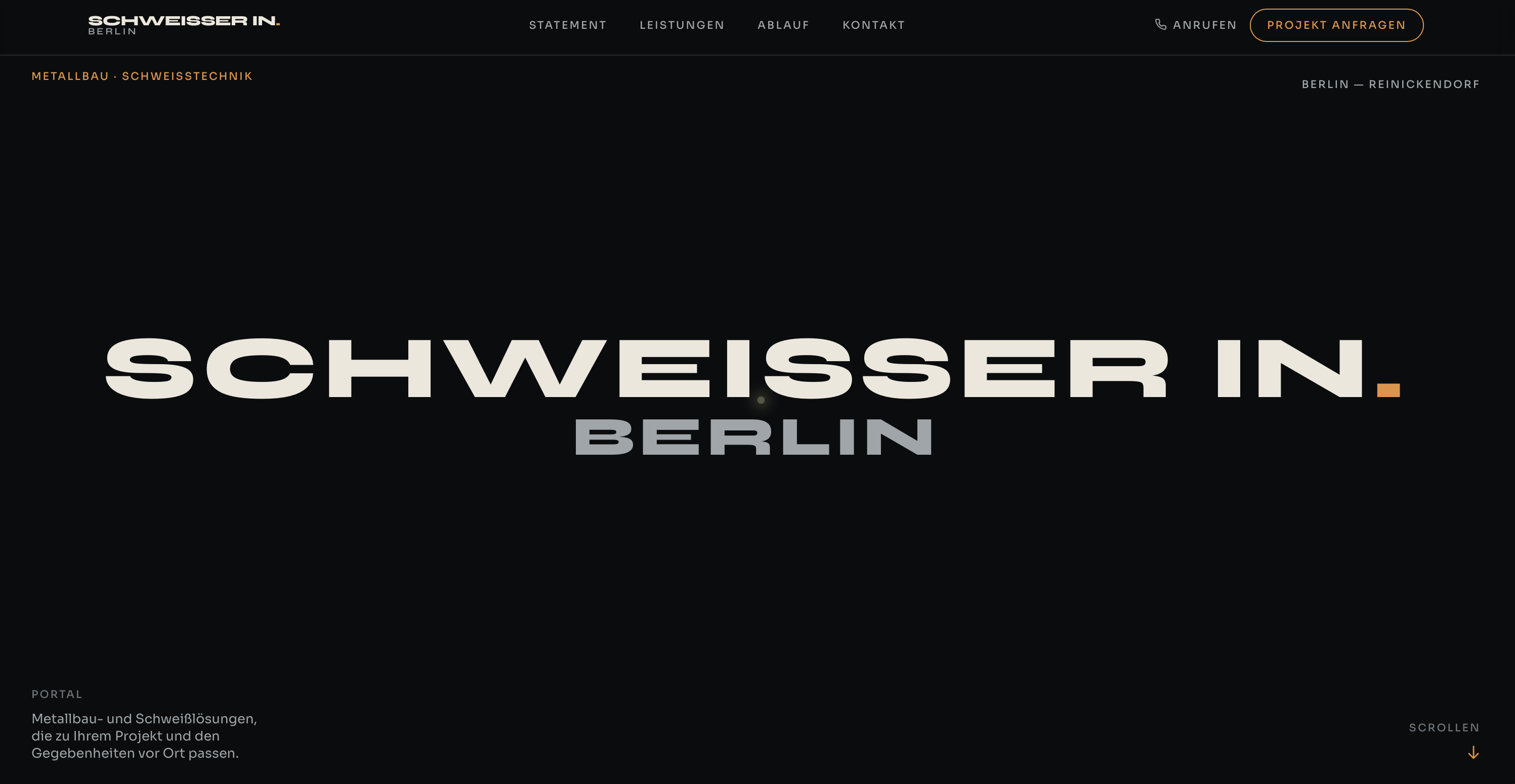 Schweisser in. Berlin Logo