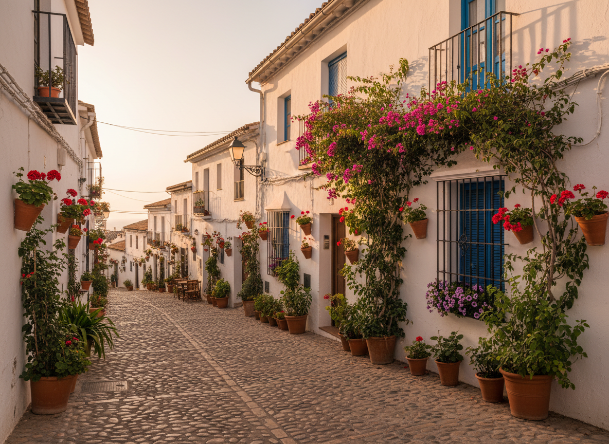 Charming Spanish village on the Costa del Sol