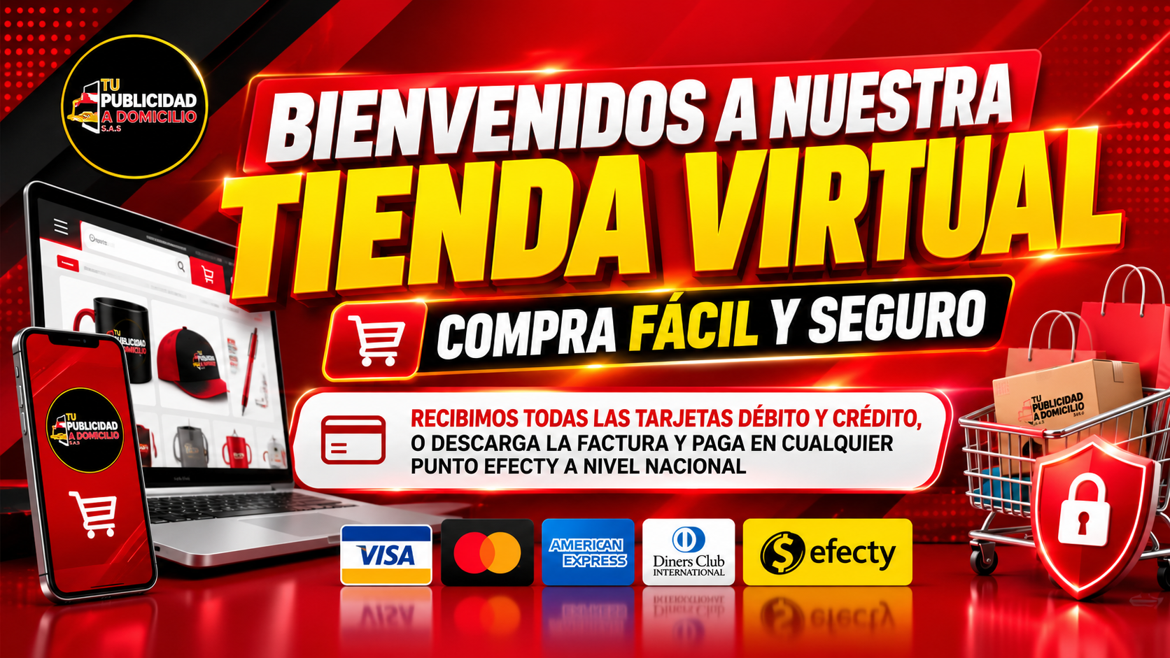 Bienvenidos a nuestra Tienda Virtual - Compra fácil y seguro