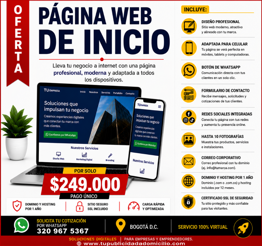 Página Web de Inicio
