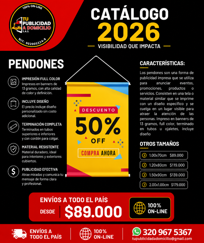 Pendones Publicitarios