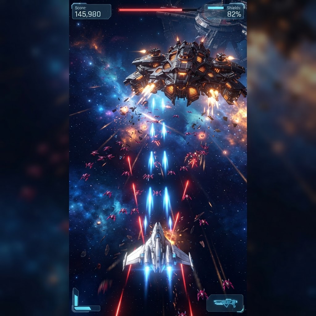 Space Blaster gameplay battle