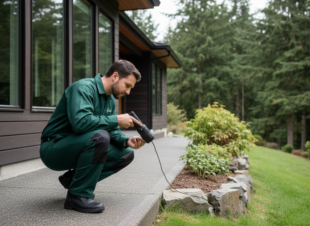 Seattle Ant Pros technician performing a professional inspection