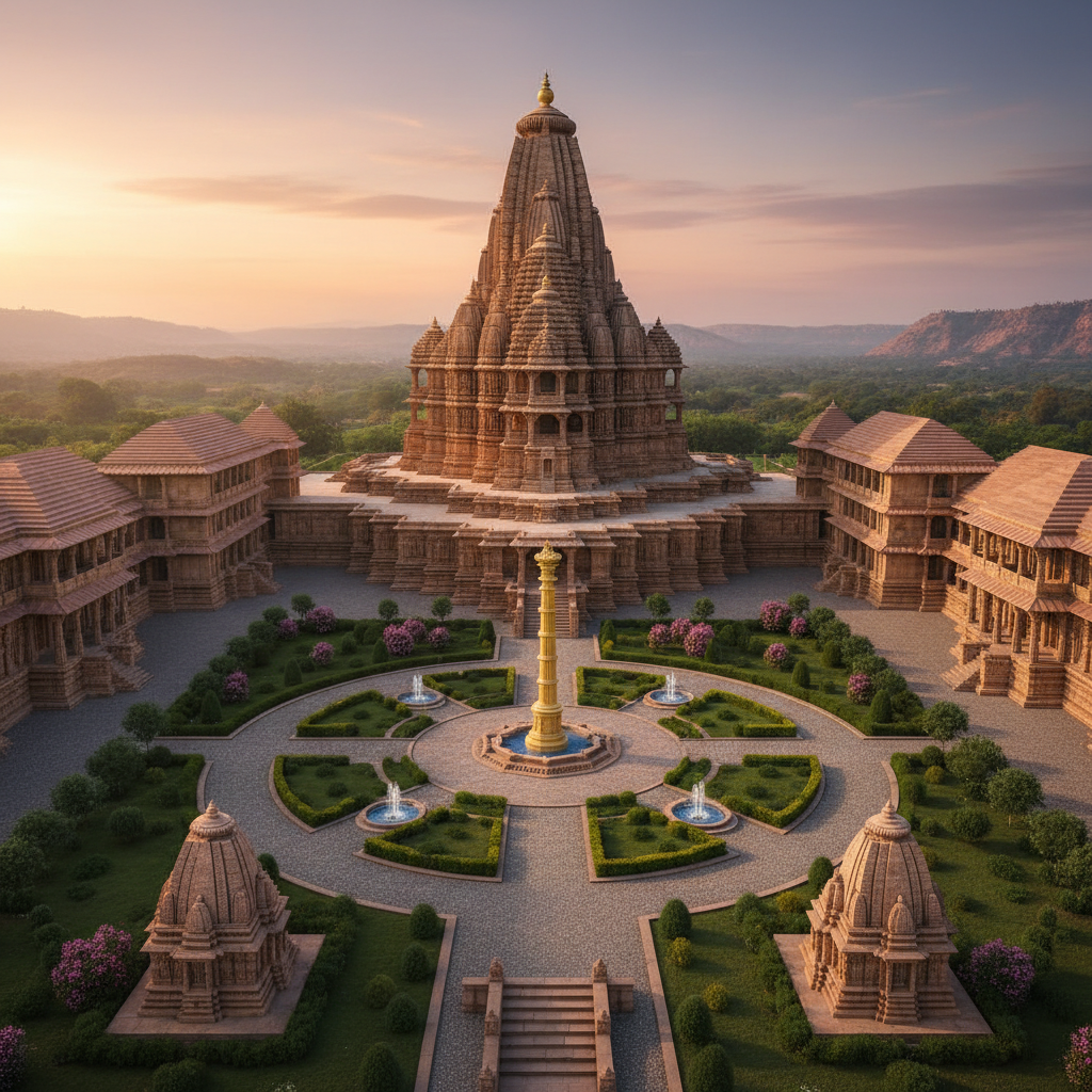 Shri Vishnu Temple Construction