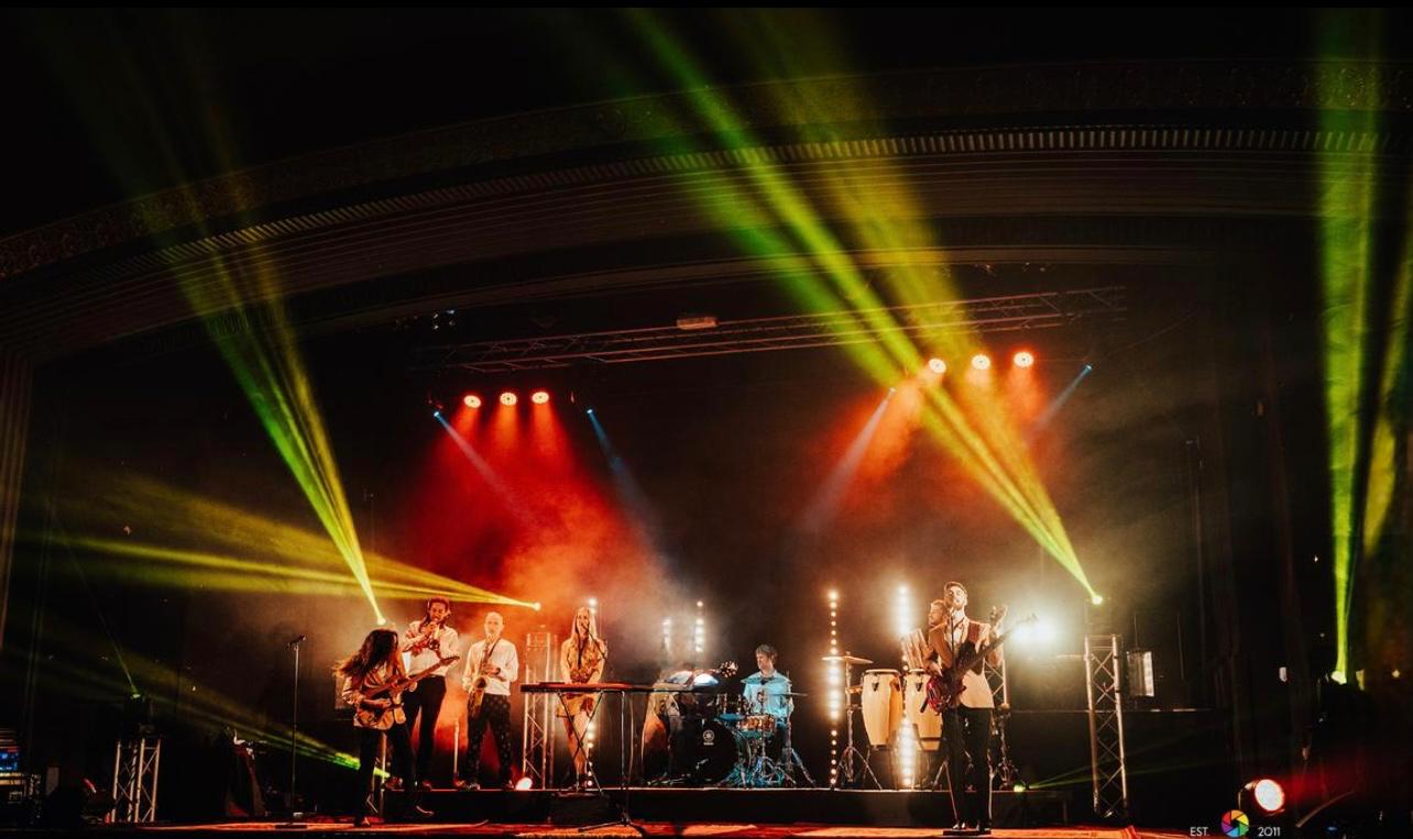 Large scale outdoor festival production