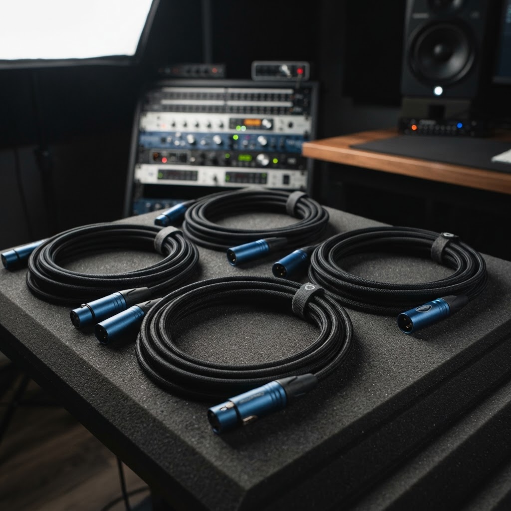 XLR Cable Bundle (5-pack, 10m)