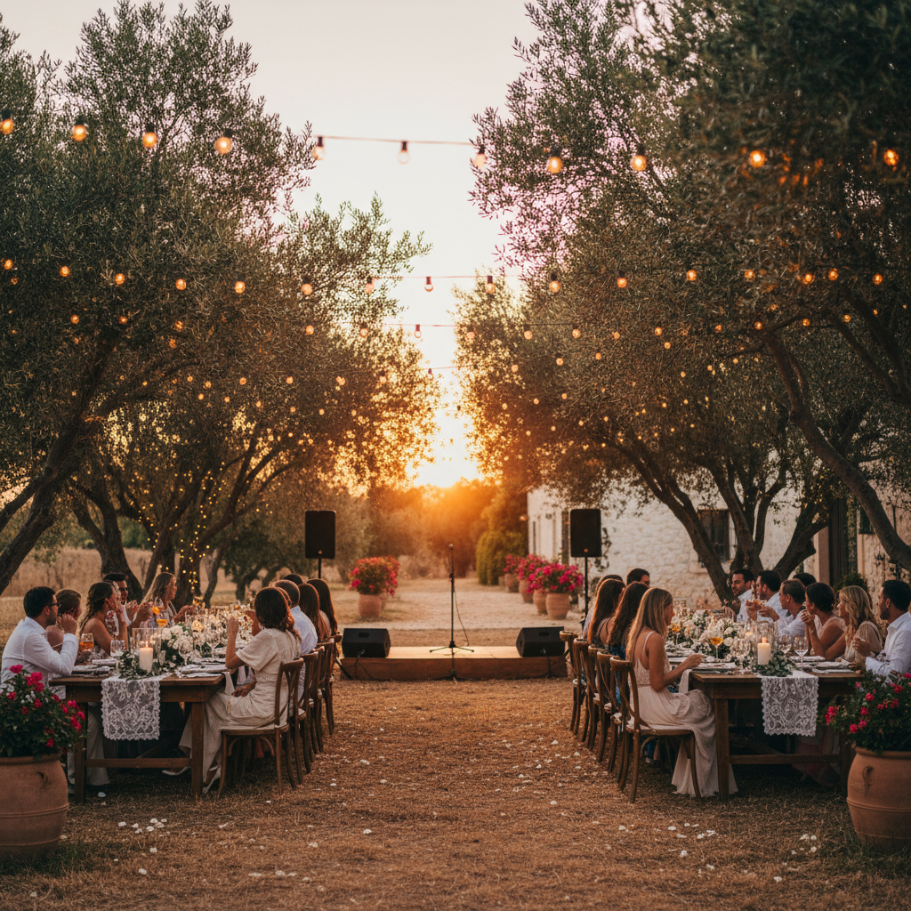 Destination wedding production in Spain