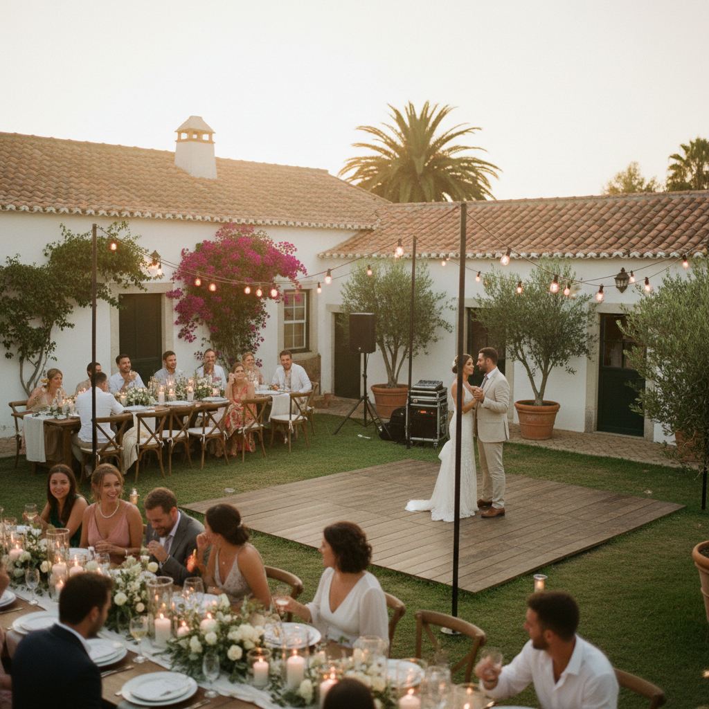 Destination wedding production in Portugal